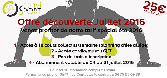 Offre découverte juillet 16